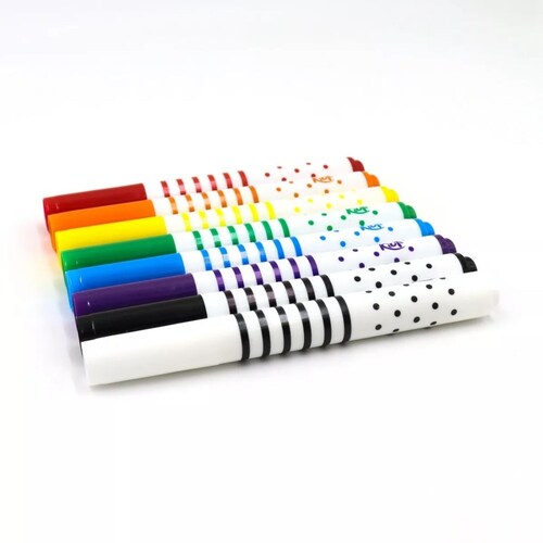 Marcadores Kiut Grafigel caja con 8 marcadores de colores