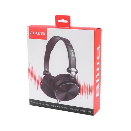  Audífonos de Diadema con micrófono Aiwa AWX107