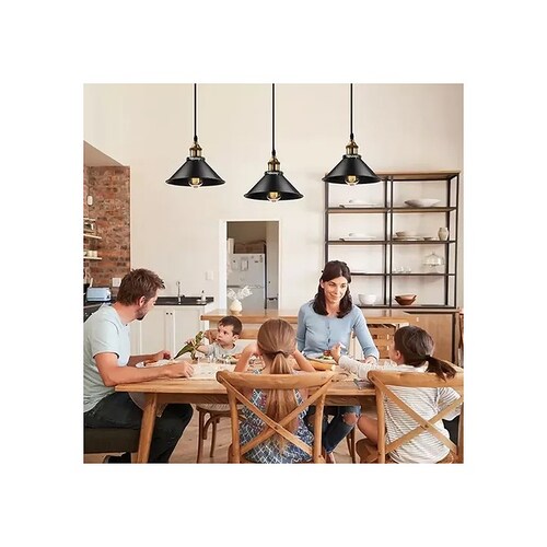 Lámpara Colgante  Industrial Vintage Techo Hogar 3pcs