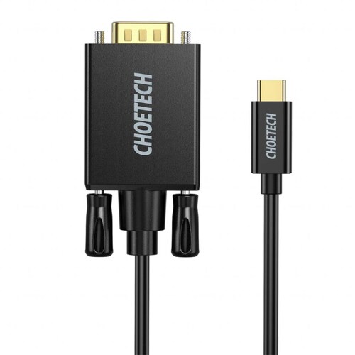 Cable de Transmisión USB-C a VGA 1.8m.