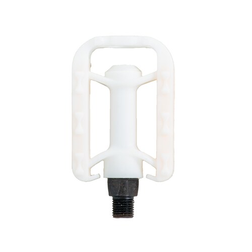 Paquete de 5 Pedales De Plastico Para Bicicleta R12 Blanco