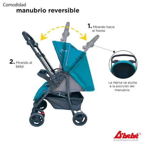 Carriola D`Bebe Travel System Star Baby Jade.
