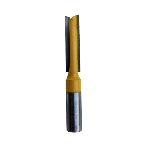 Broca Router Cortador Recto 2 Filos  Vastago 1/2 Corte 1/2 Altura 2".