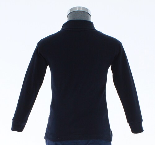 Playera Niño Cuello de Tortuga Azul Marino 3417 2 a 16 Años