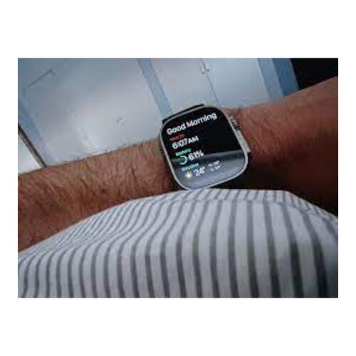 Apple Watch Ultra 49 Mm Titanium Case Green Alpine Loop M A2622