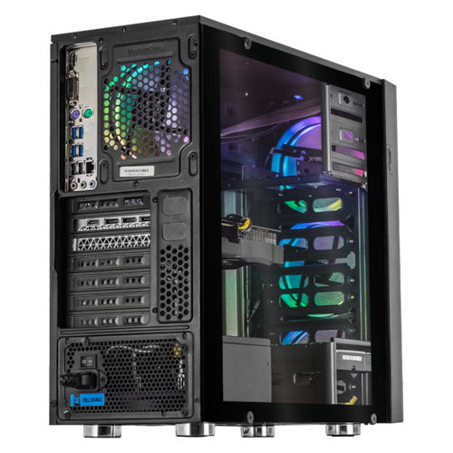 Xtreme PC Gaming Geforce RTX 3060 Ryzen 5 5600 16GB 500GB 2TB Monitor 27 165Hz WIFI Black 