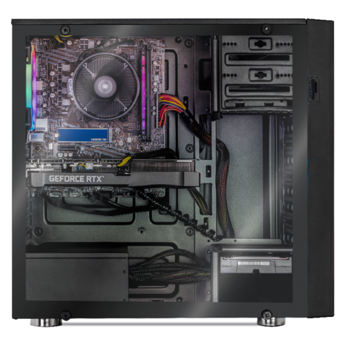 Xtreme PC Gaming Geforce RTX 3060 Ryzen 5 5600 16GB 500GB 2TB Monitor 27 165Hz WIFI Black 