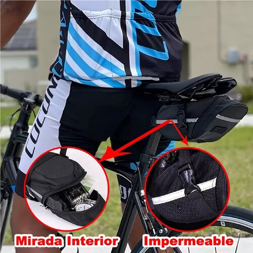Kit De Herramientas Para Reparar Bicicleta Con Bolsa 16 En 1