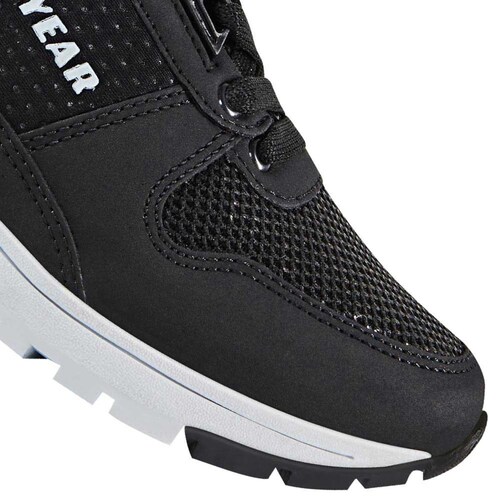 Tenis urbano retro Goodyear Racing color negro para hombre, mod. 998314.