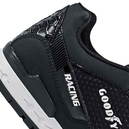 Tenis urbano retro Goodyear Racing color negro para hombre, mod. 998314.