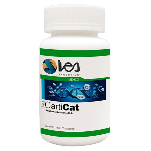 CartiCat Ives Evolution Mexico Cartílago de tiburón Uña de gato Ajo Ives México 60 Caps..