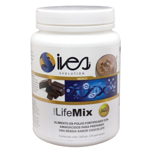 Proteína de suero de leche soya Life Mix Premium Cocoa Ives Mexico 20 U.