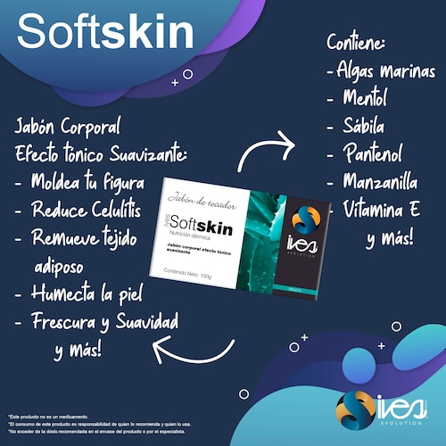 Jabón Artesanal Centella Asiática Algas Marinas Soft Skin Ives Evolution Mexico 2 pack.
