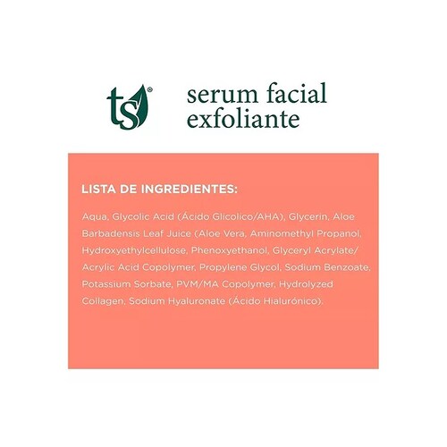 Serum Facial 86% Natural - Acido Glicolico Hialuronico 50ml