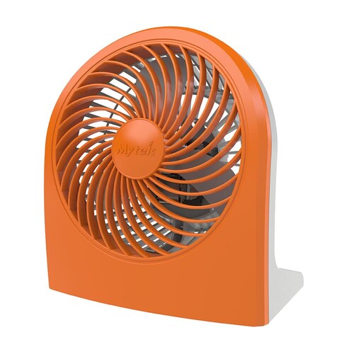Ventilador de Mesa / Piso 9 Pulgadas Naranja Mytek 3199.