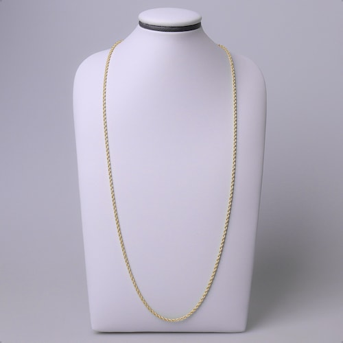 Cadena Torzal Italiano Oro 10k Torsal 55cm - 2.2mm Italy.