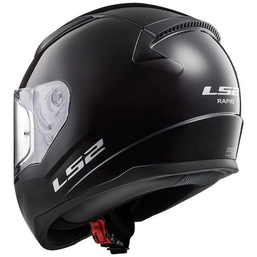 CASCO LS2 RAPID NEGRO BRILLANTE PARA CIUDAD PREPARACIÓN PINLOCK CERTIFICADO ECE R22-05