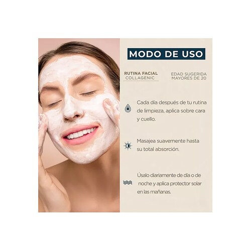 Crema Aclarante Facial 60ml Vitamina C Colageno Filtro Solar