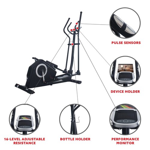  Elíptica programable SF-E3890 Sunny Helth & Fitness.