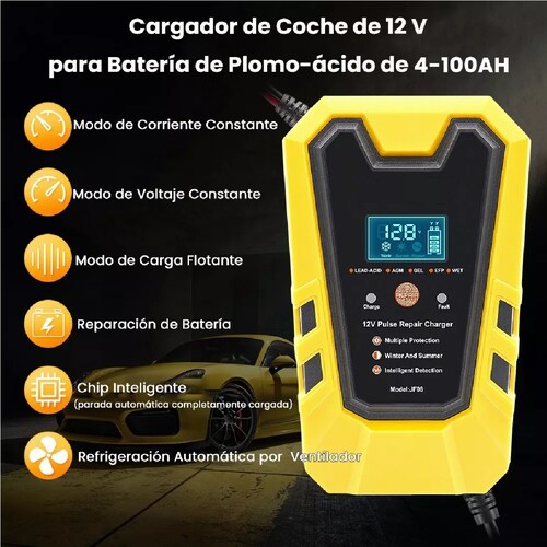 Cargador De Baterías Inteligente Para Batería De Coche/moto