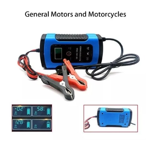 Cargador Auto Batería Rápido Automático 12v 6a Smart Digital