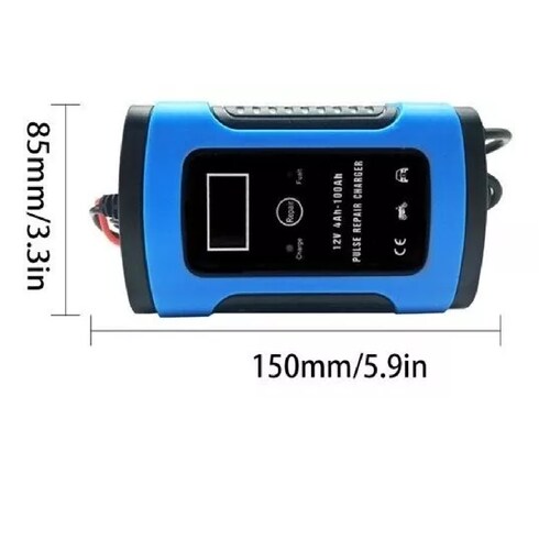 Cargador Auto Batería Rápido Automático 12v 6a Smart Digital