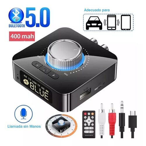 Bluetooth Transmisor/receptor Audio Estéreo 2 En 1 Adaptador