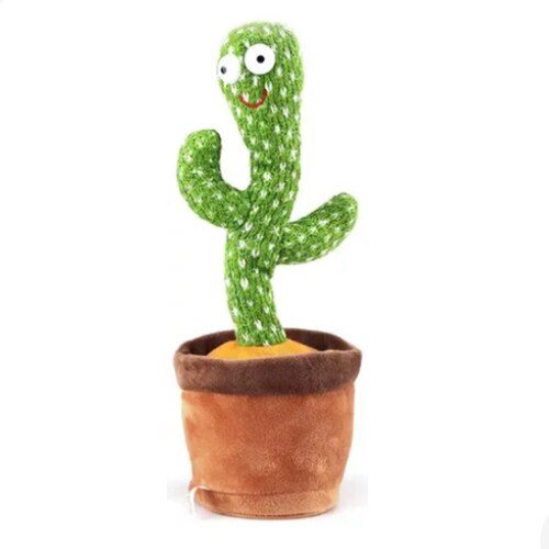 Cactus Bailarín Peluche Felpa Juguete Para Niños Recargable