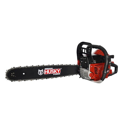MOTOSIERRA SWEDISH HUSKY POWER C/BARRA DE 20 PULGADAS 52 CC 2.5 HP C/ACCESORIOS - HKM52PLUS