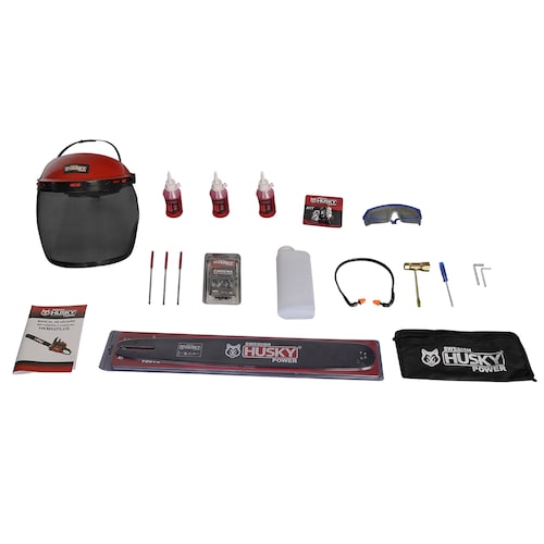 MOTOSIERRA SWEDISH HUSKY POWER C/BARRA DE 20 PULGADAS 52 CC 2.5 HP C/ACCESORIOS - HKM52PLUS