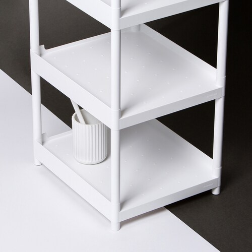 AGBOX Estante  Anaquel Multiusos 5 Niveles Plástico Blanco LTHMA006.