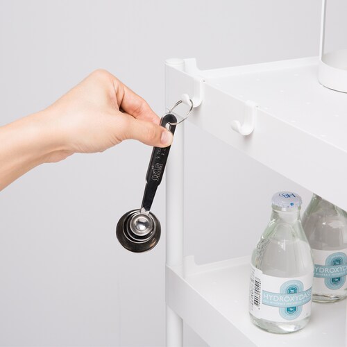 AGBOX Estante  Anaquel Multiusos 5 Niveles Plástico Blanco LTHMA006.