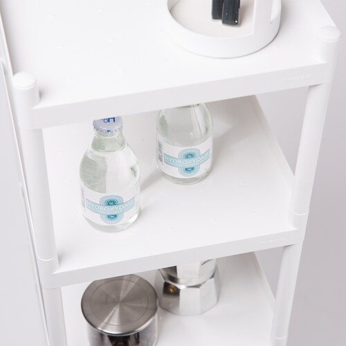 AGBOX Estante  Anaquel Multiusos 5 Niveles Plástico Blanco LTHMA006.