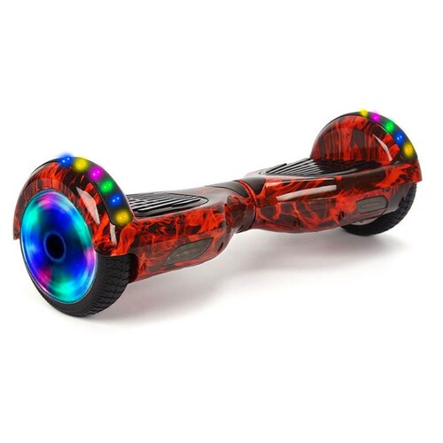 Hoverboard Patineta Eléctrica Militar Bluetooth Luces Led 
