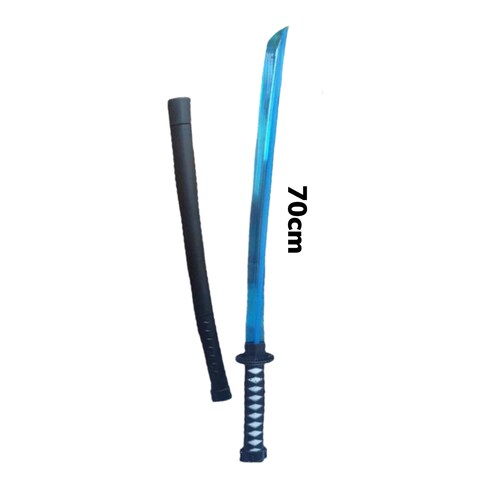 3 Katanas Espada Ninja Con Luz Led Y Sonido Juguete Niños