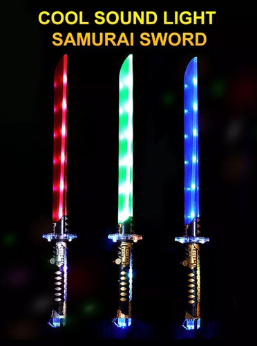 Espada Sable Samurai Luz Led Y Sonido Katana Juguete