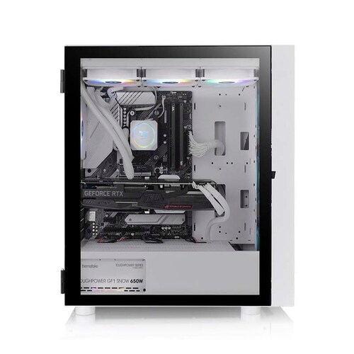 Gabinete Thermaltake H570 Tg Argb Atx Cristal Miditower Snow Blanco Ca-1T9-00M6Wn-01.