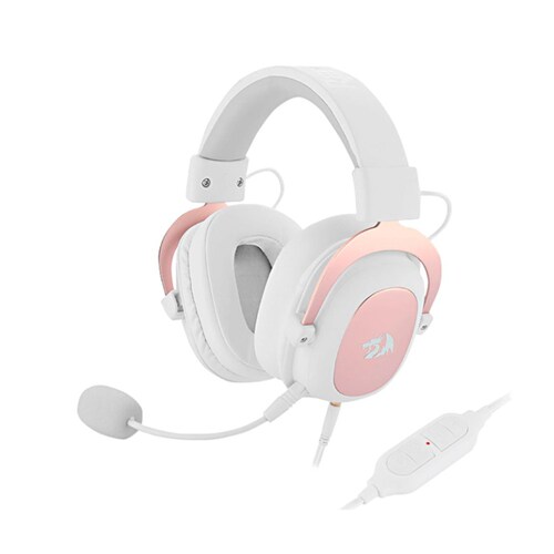 Headsets-Audifonos H510W ZEUS 2 white, Wired headset, w/ adapter