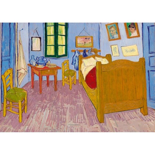 Rompecabezas Bedroom in Arles 1888 Van Gogh Bluebird 1000 pz
