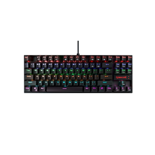 Teclado K552-KR-SP, KUMARA black, Mechanical keyboard, Rainbow, Spanish LA, red switch