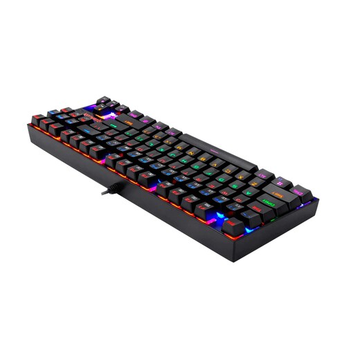 Teclado K552-KR-SP, KUMARA black, Mechanical keyboard, Rainbow, Spanish LA, red switch