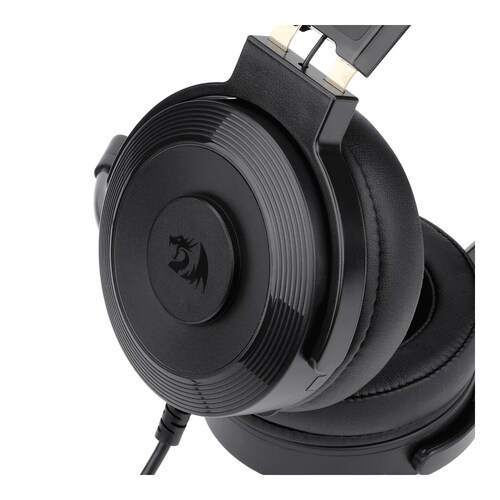 Headsets LAMIA H320-RGB, USB RGB Gaming Headset con base Audifonos Negro