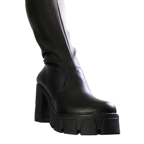 Bota larga Medusa vini piel stretch, Nyxmart.