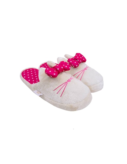 Erizo Pantuflas de Dama Mujer Diseño de Gato