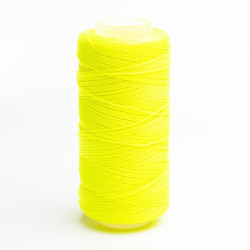 Caja 6 Pzs Hilo Crochet Nylon Amarillo chillon Selanusa