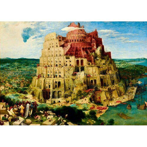 Rompecabezas The Tower of Babel Bruegel Bluebird 1000 pz