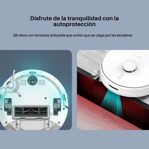 Robot Aspiradora Inteligente S8 Barre, Trapea y Autocarga - Alexa y Google