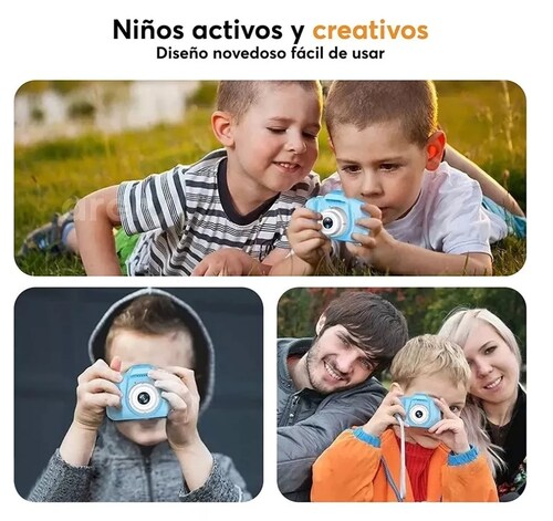 Cámara Digital Para Niños Regalo Jueguete Video C/tarjeta Sd