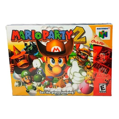 Mario Party 2 Físico En Caja Con Manual Nintendo 64.