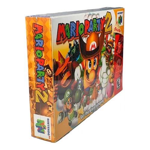 Mario Party 2 Físico En Caja Con Manual Nintendo 64.